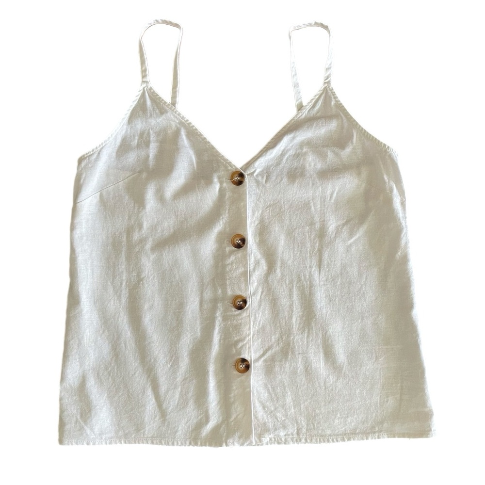 TOPSHOP Button Front Camisole Tank - Picture 2 of 8